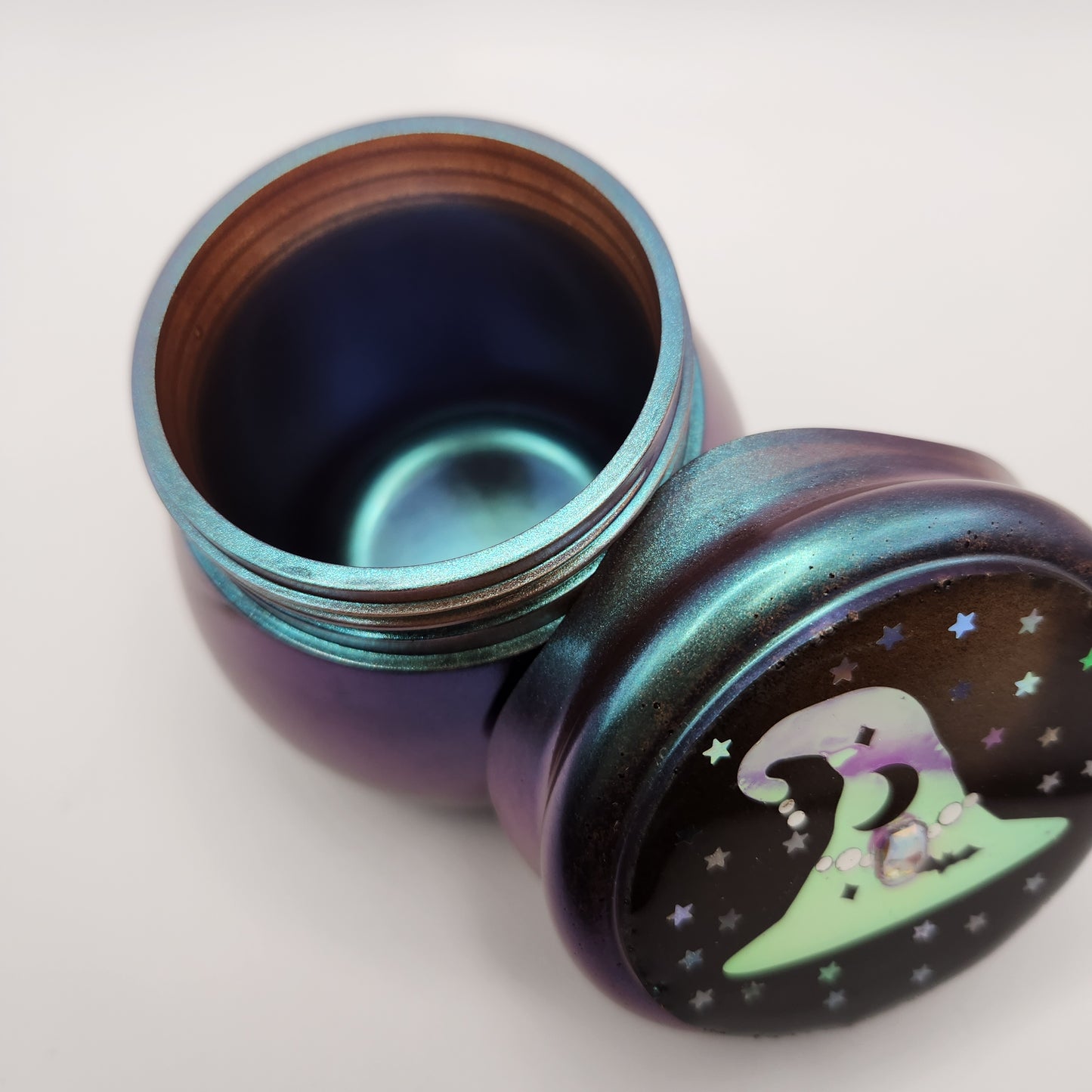 Witchy Cauldron Jar