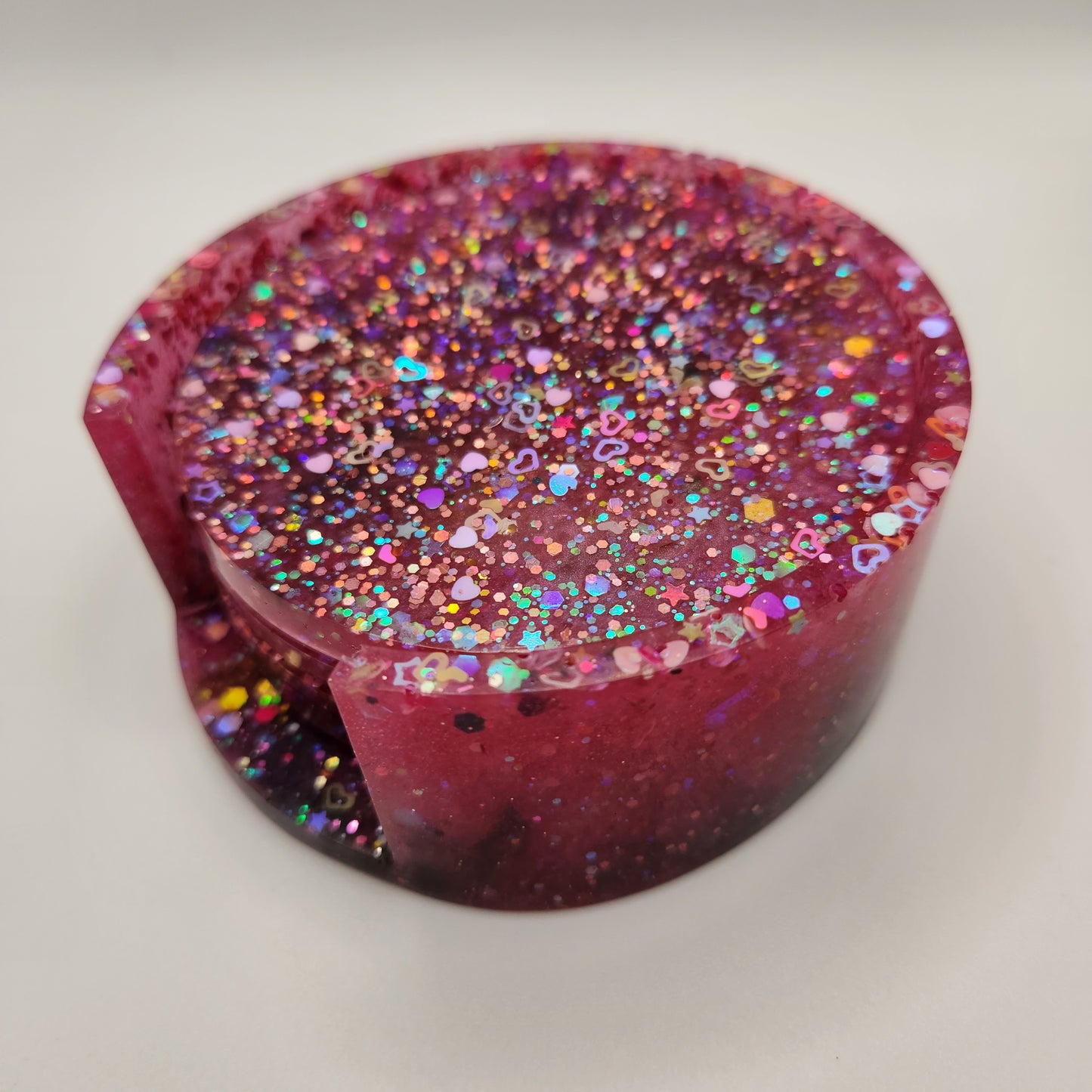 Glittery coaster
