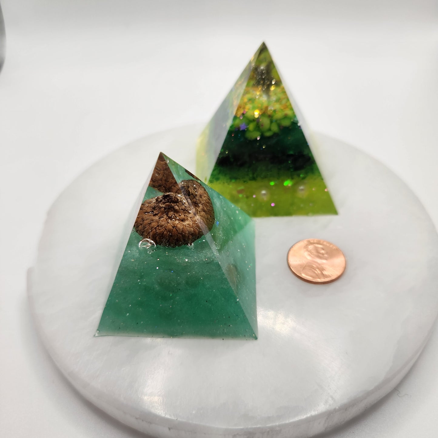 Green Layered Pyramid