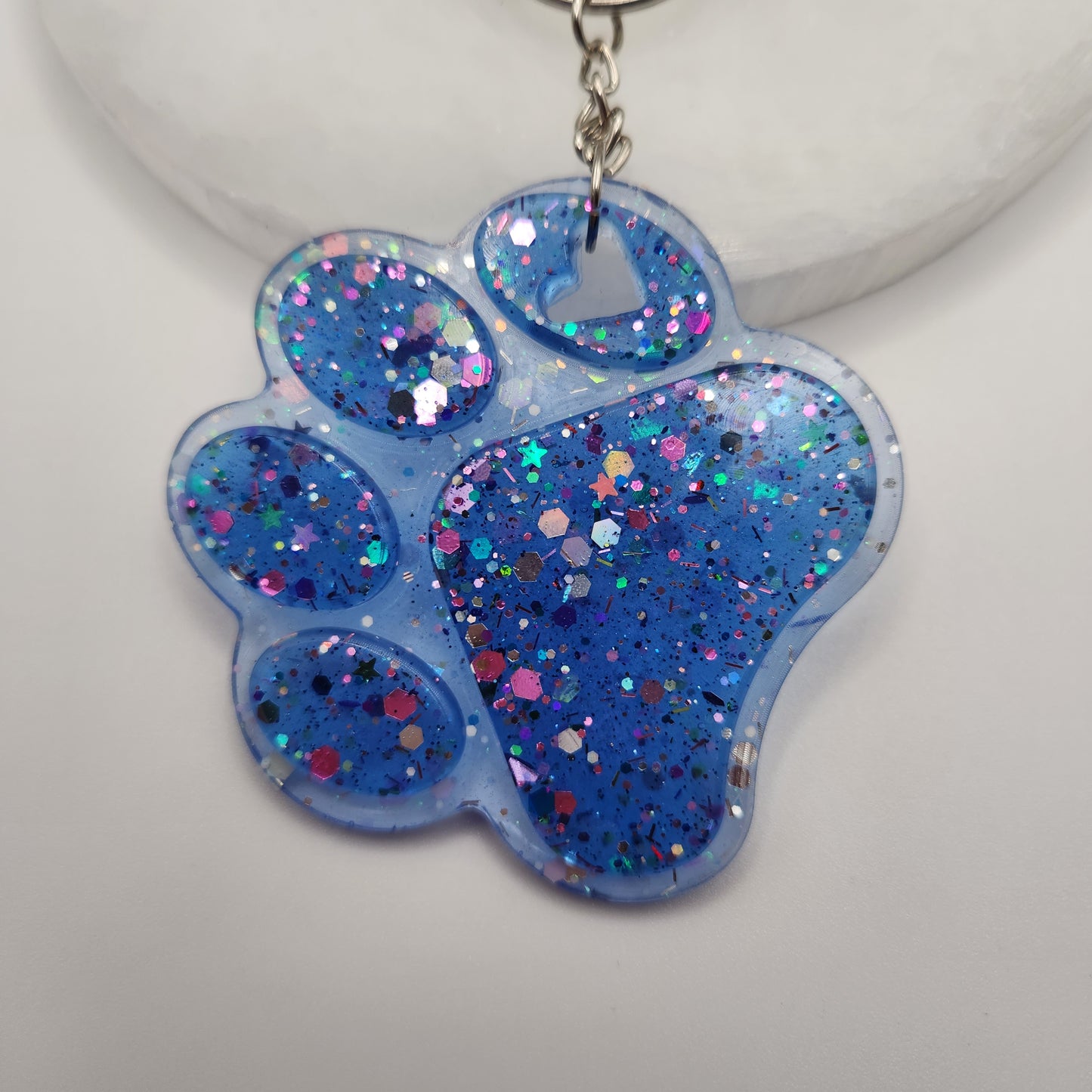 paw print keychains