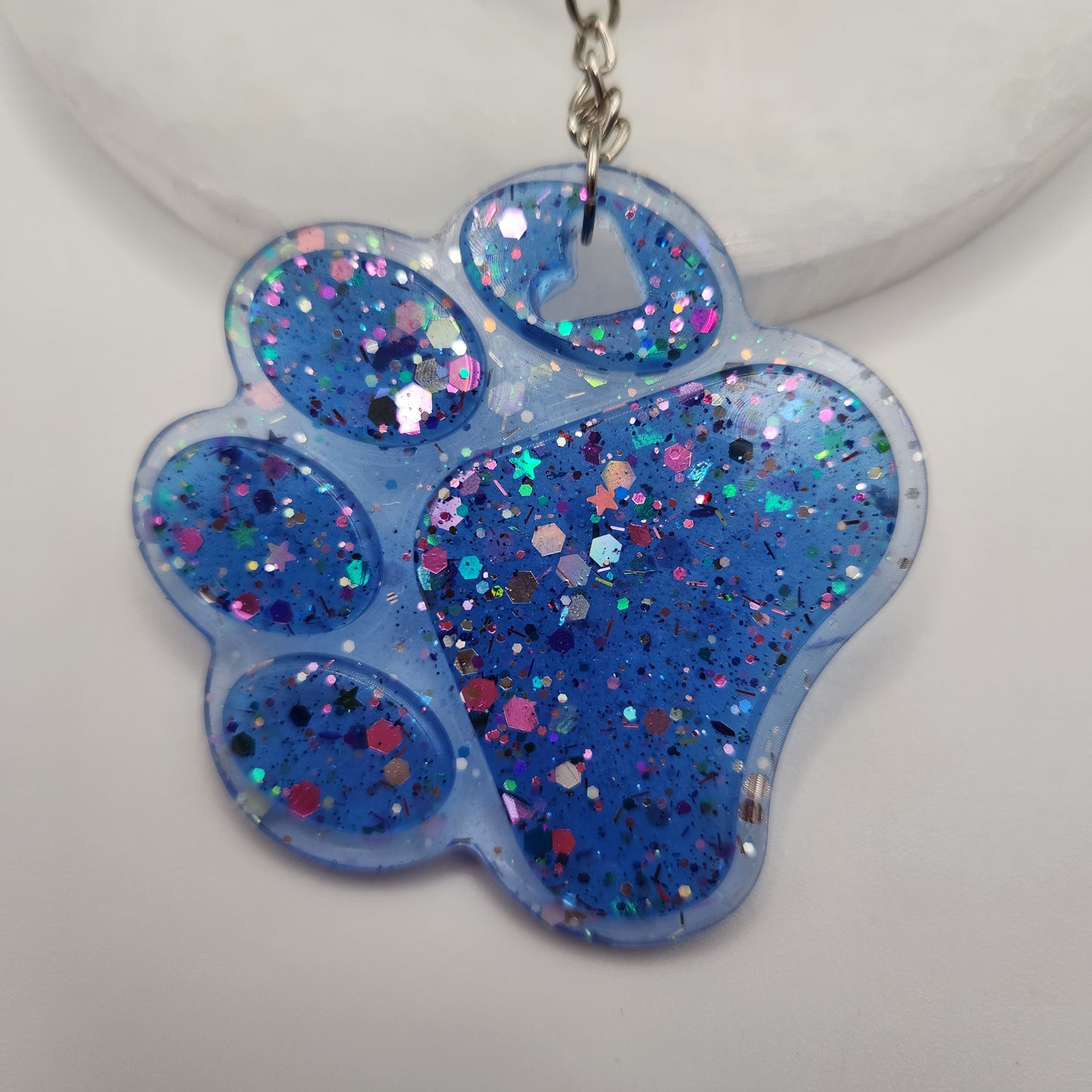 paw print keychains
