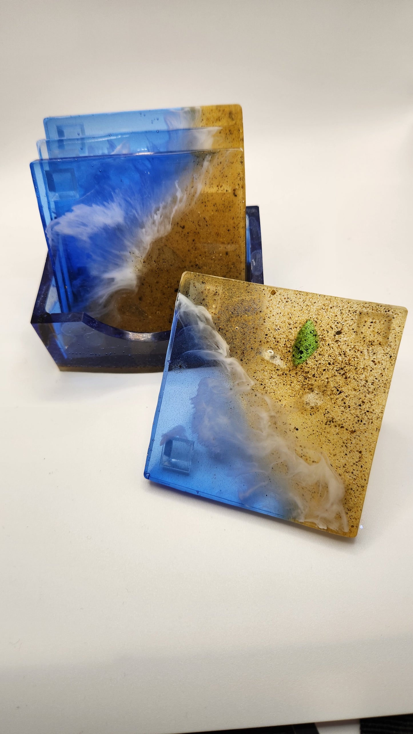 Square Beachy coasters