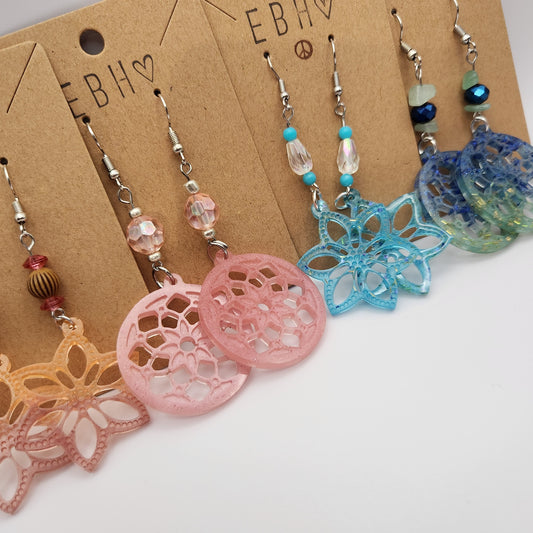 Flower Mandala Earrings